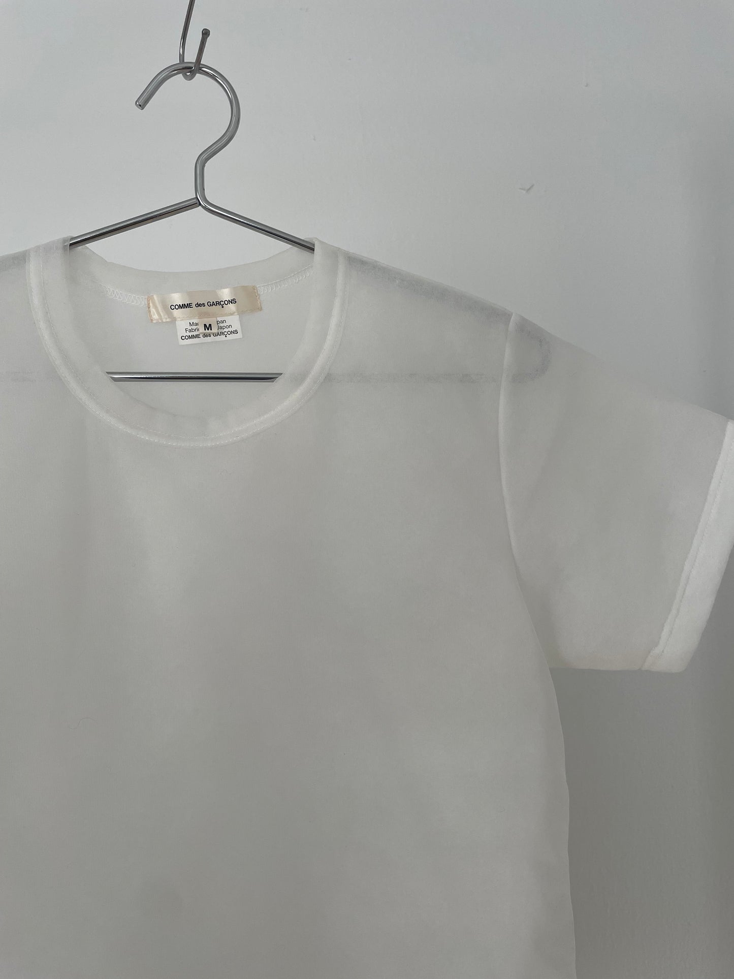 Comme des Garçons white short sleeve cloud tee