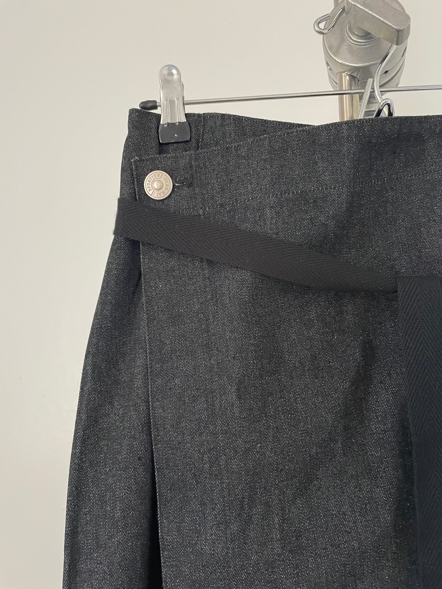 HAI Sporting Gear denim wrap skirt