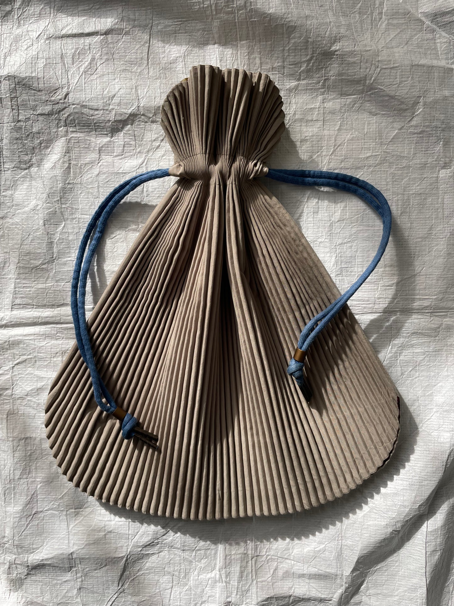 Issey Miyake dove gray pochette