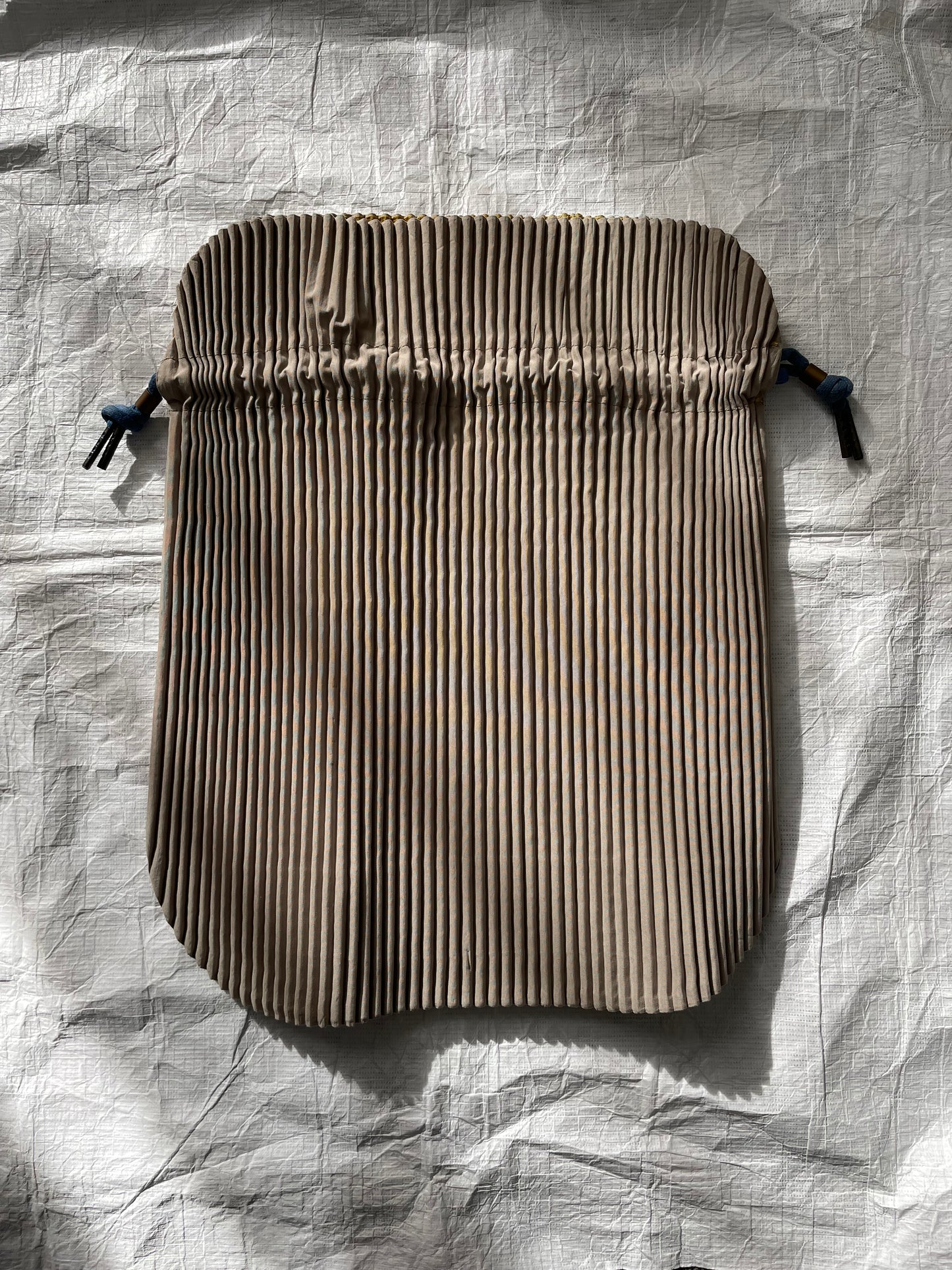 Issey Miyake dove gray pochette