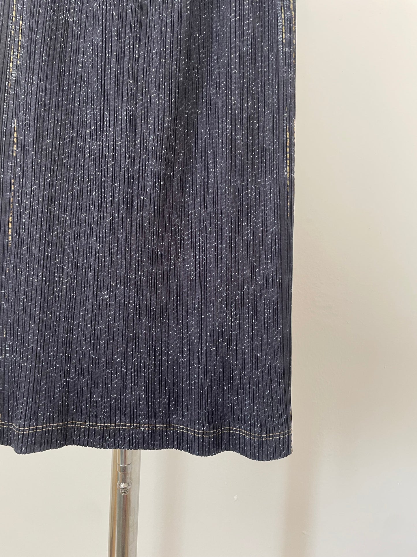 Pleats Please Issey Miyake "denim" skirt