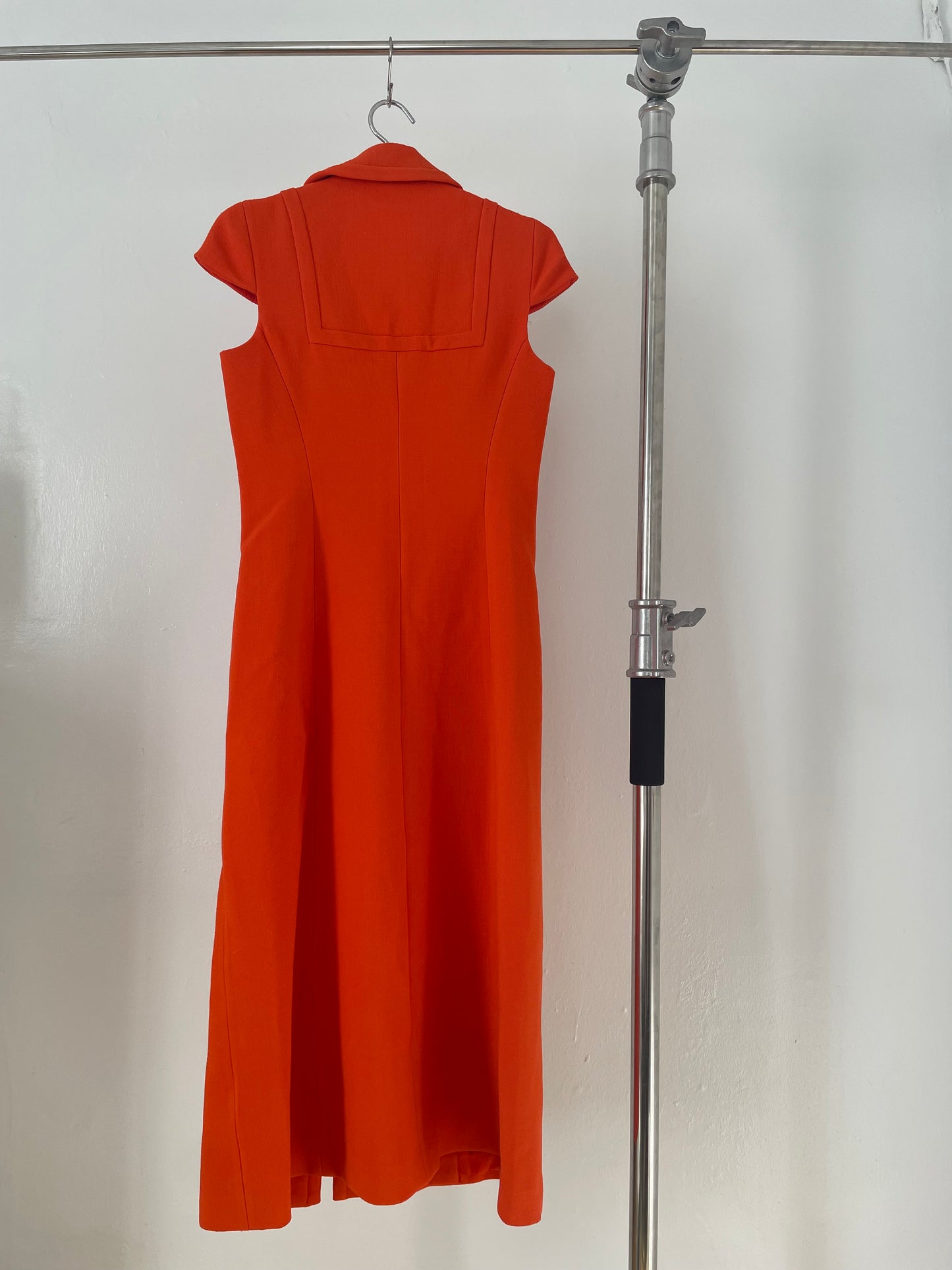 Prada fall/winter 2001 orange wool dress