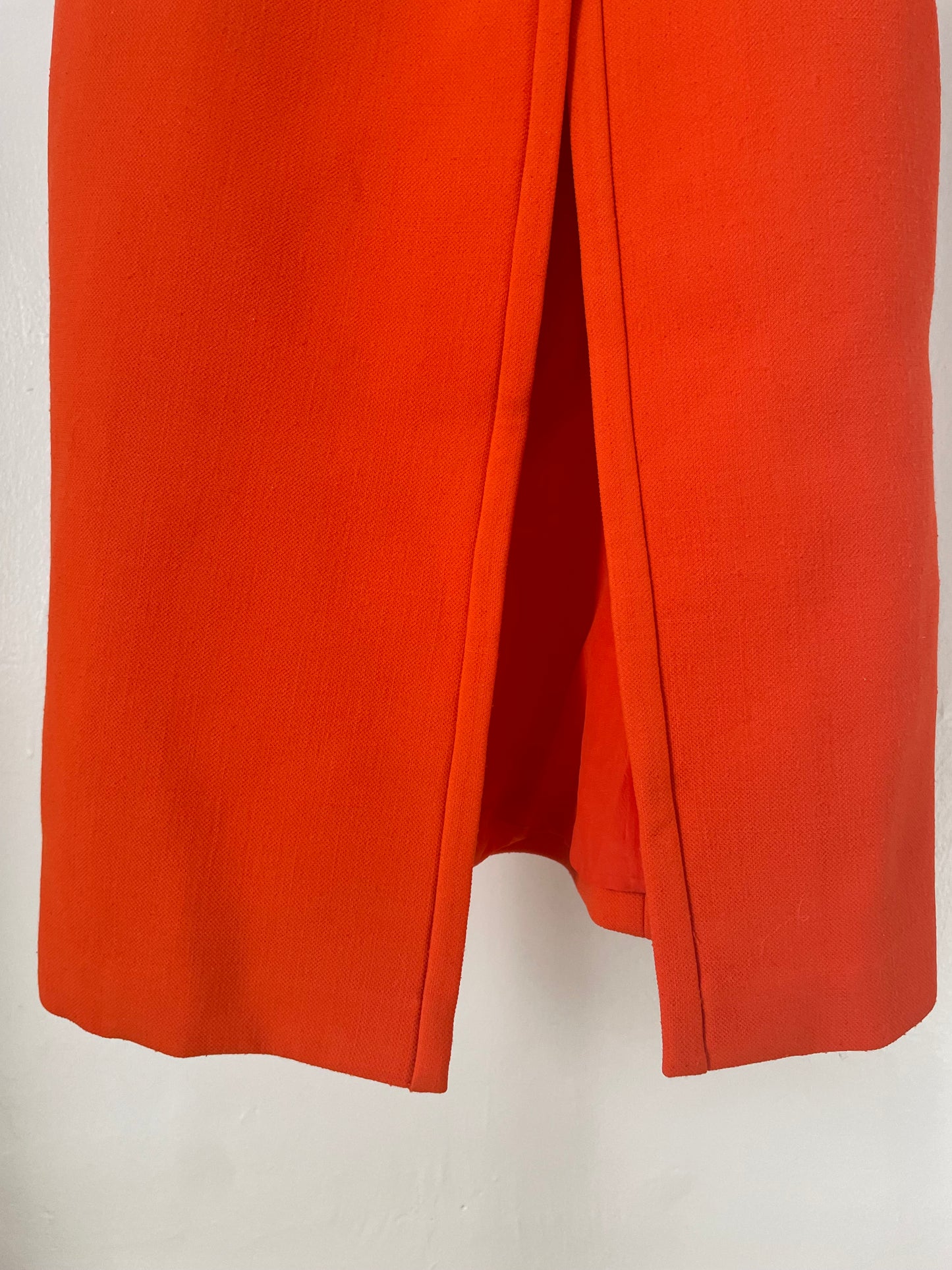 Prada fall/winter 2001 orange wool dress