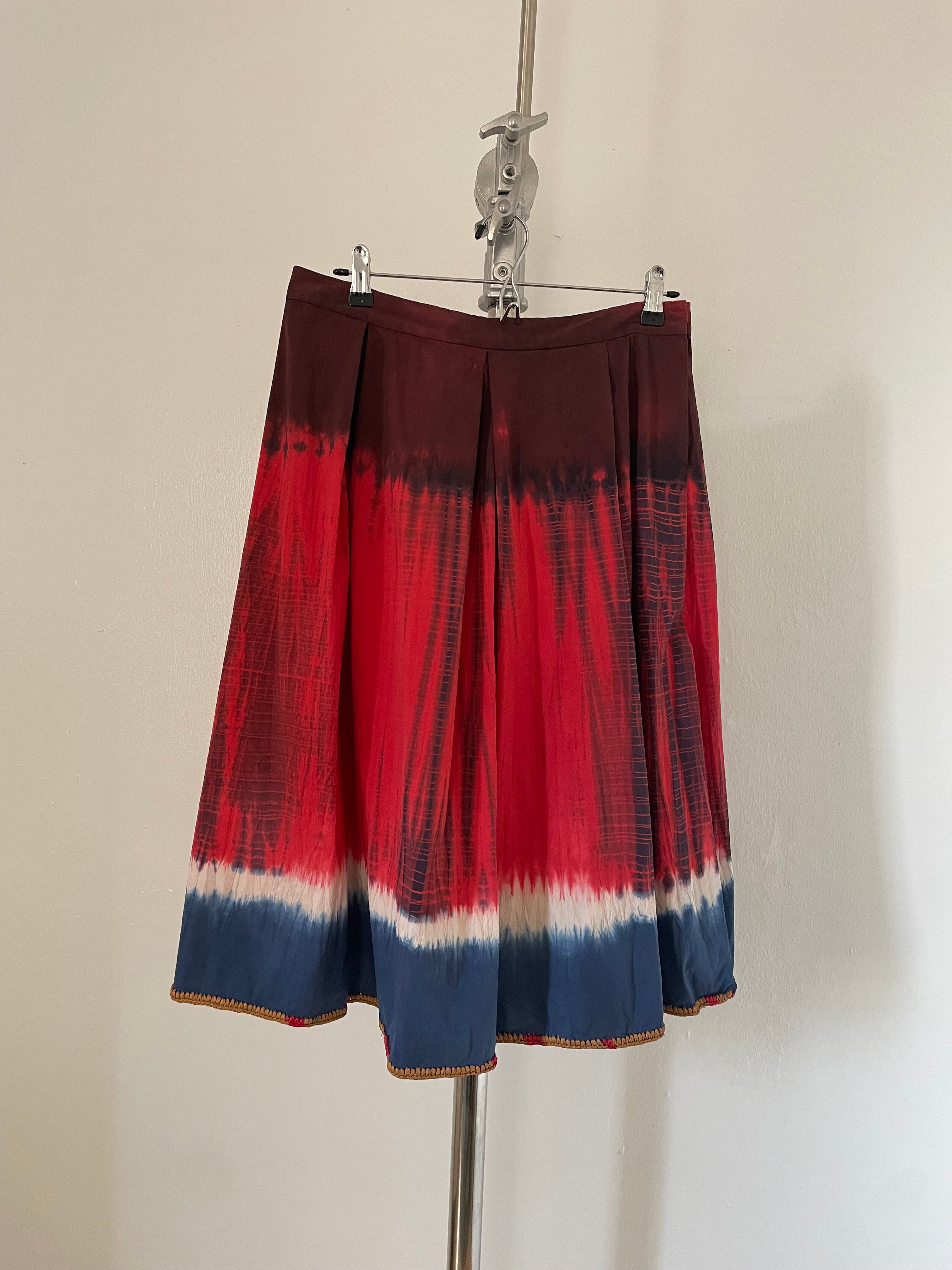 Prada spring/summer 2004 tie dye skirt – sonomama sonomama