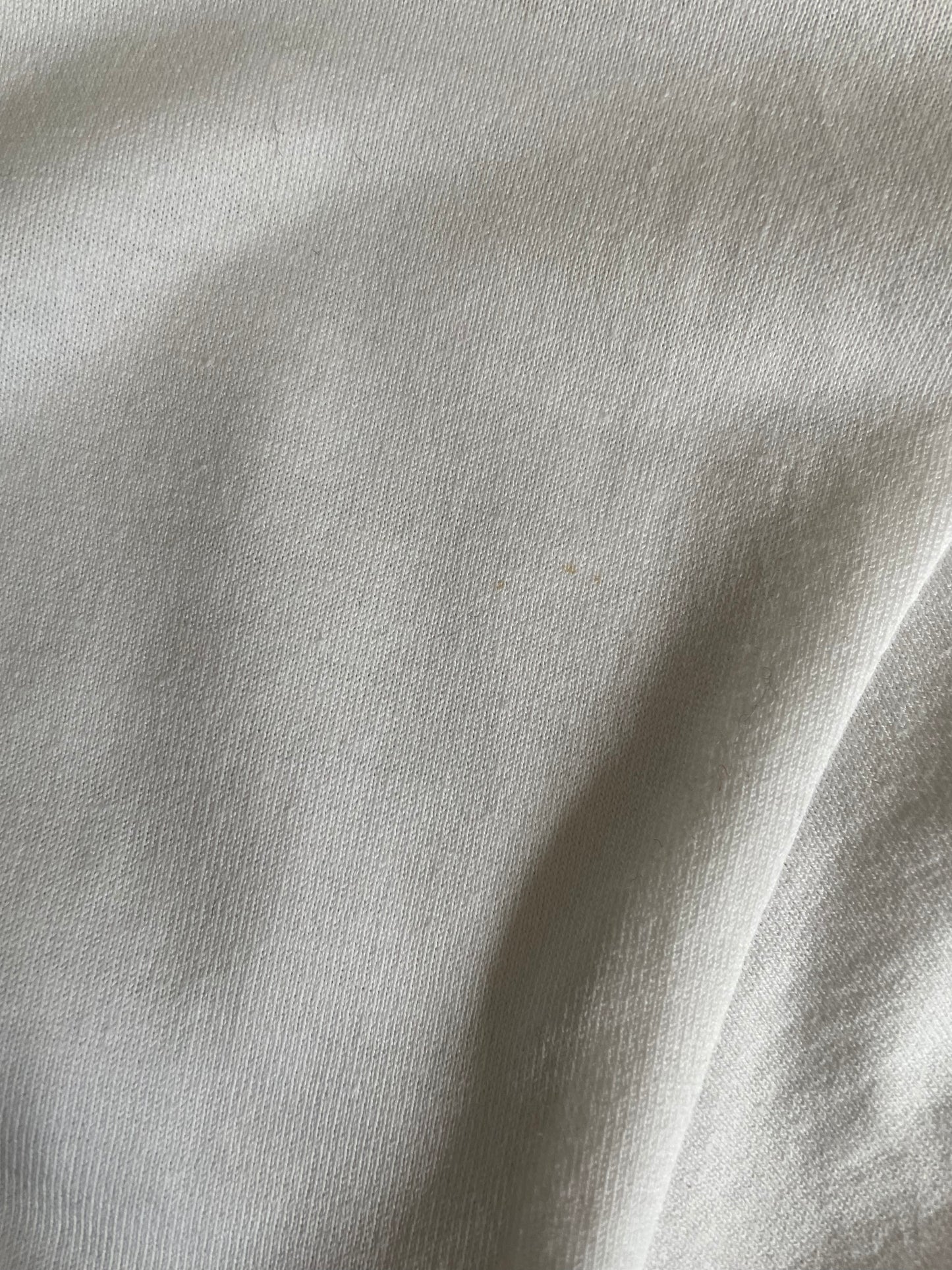 Yohji Yamamoto white long sleeve t-shirt dress