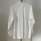 Issey Miyake white mandarin collar shirt