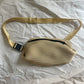 Pleats Please Issey Miyake yellow pleated crossbody bag