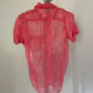 Comme des Garçons Comme des Garçons sheer pink polka dot blouse