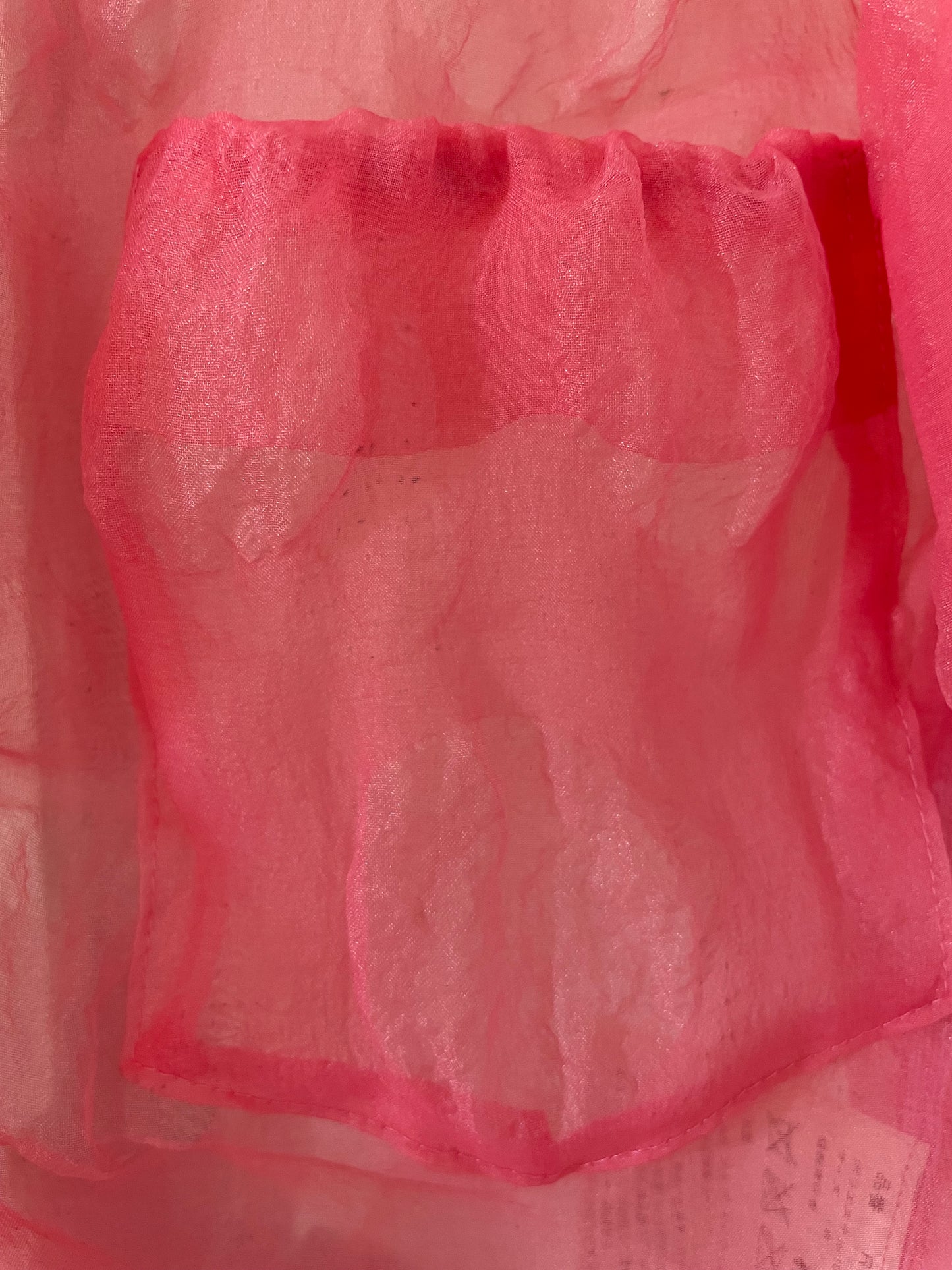 Comme des Garçons Comme des Garçons sheer pink polka dot blouse