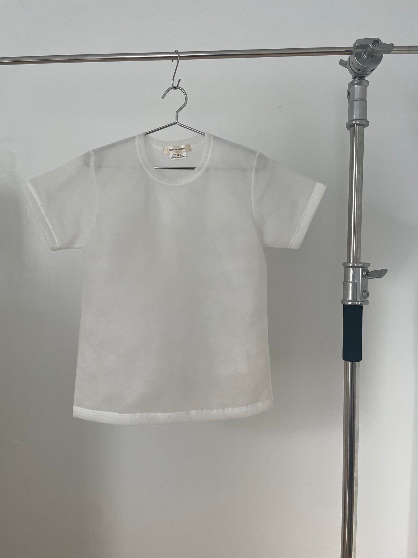 Comme des Garçons white short sleeve cloud tee