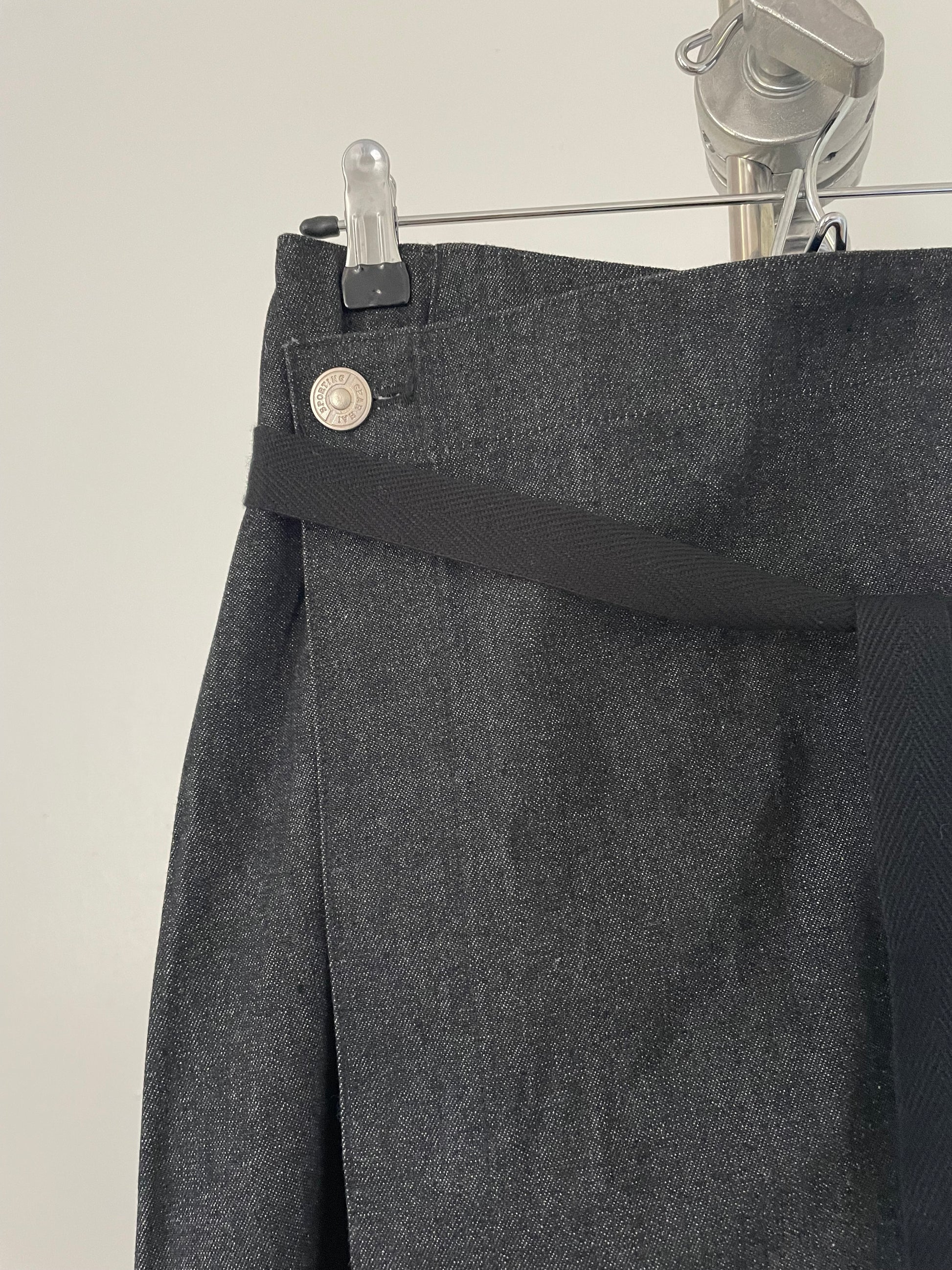 HAI Sporting Gear denim wrap skirt