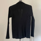Issey Miyake White Label black pleated skirt suit