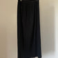 Issey Miyake White Label black pleated skirt suit