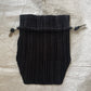 Issey Miyake black pleated mini pochette