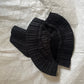 Issey Miyake black pleated mini pochette