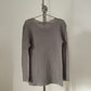 Issey Miyake gray long sleeve pleated top