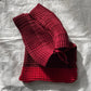 Issey Miyake red drawstring bag