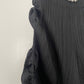 Pleats Please Issey Miyake black pants with drawstring detail