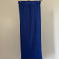 Pleats Please Issey Miyake blue maxi pleated skirt with slit