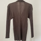 Pleats Please Issey Miyake brown suit