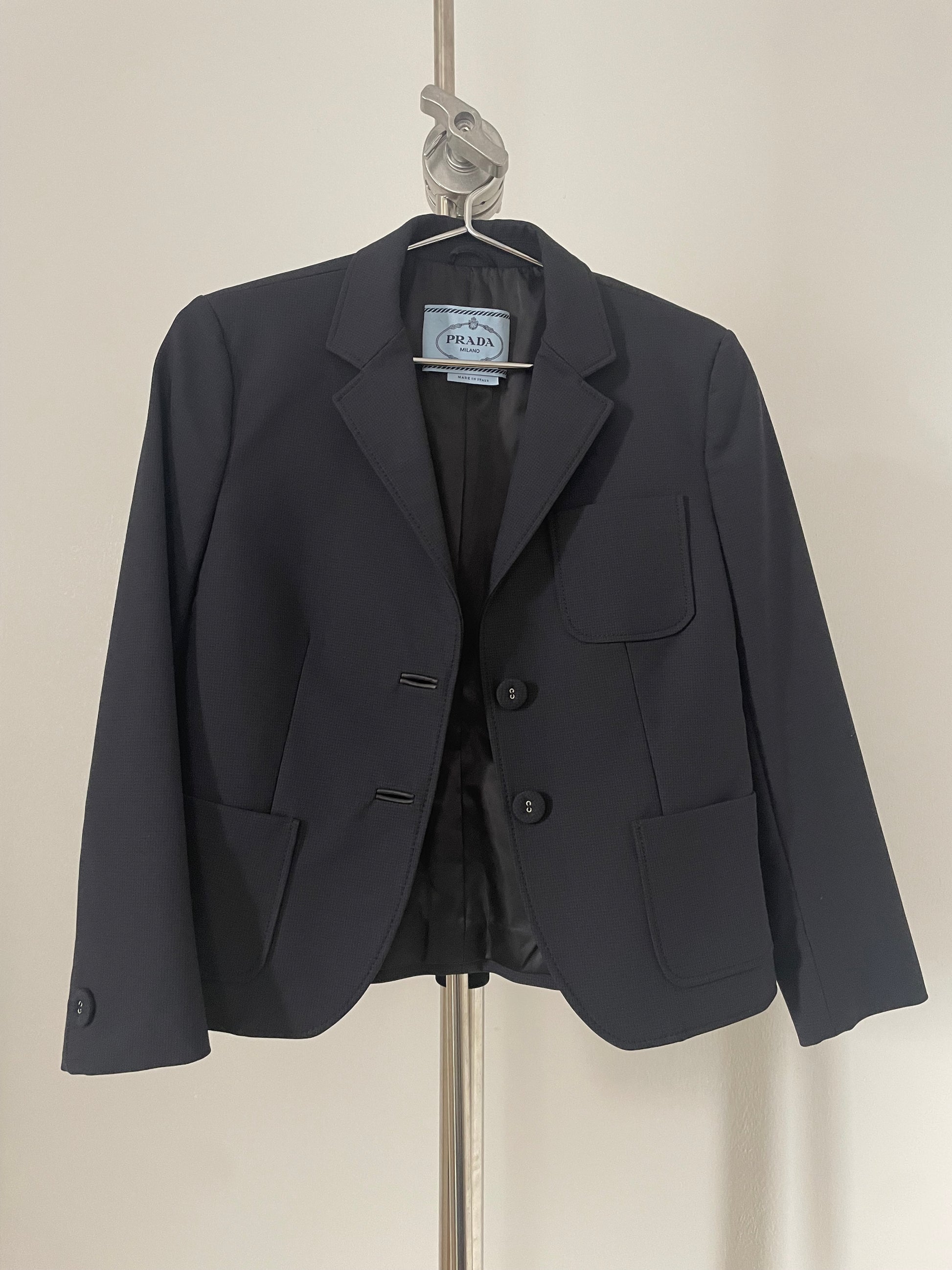 Prada blazer with patch pockets