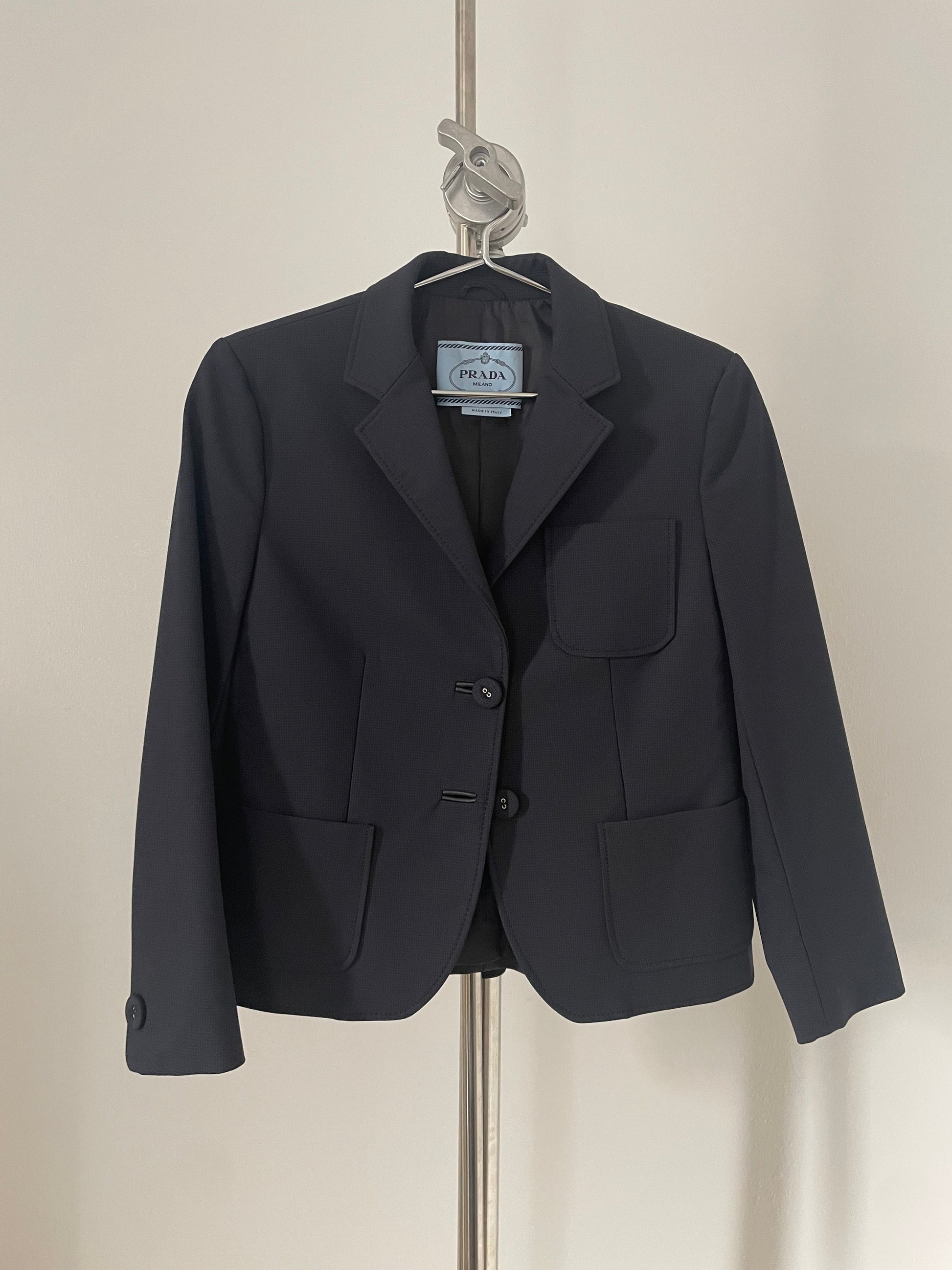 Prada blazer with patch pockets