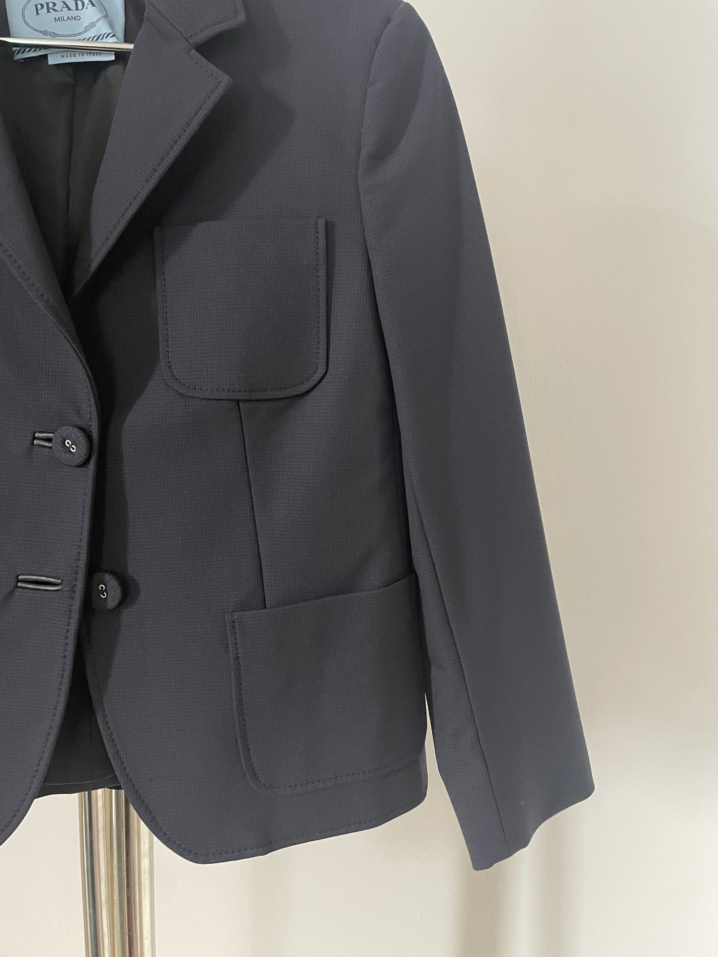Prada blazer with patch pockets