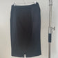 Prada spring/summer 1998 black silk pencil skirt