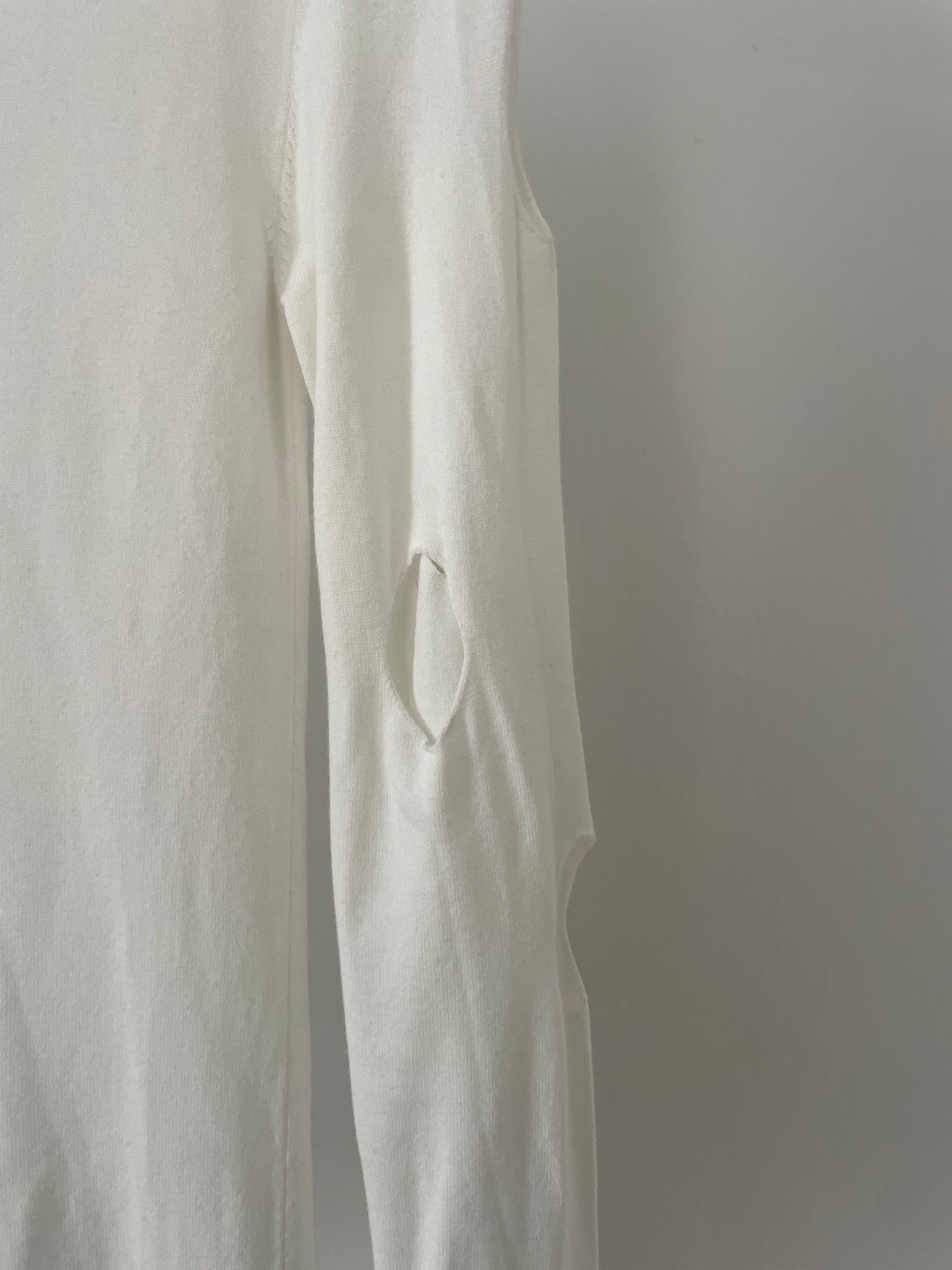 Prada spring/summer 2021 white cutout turtleneck