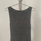 Vintage womens Dries Van Noten grey sleeveless knit dress