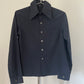 Y's Yohji Yamamoto black cotton long sleeve shirt