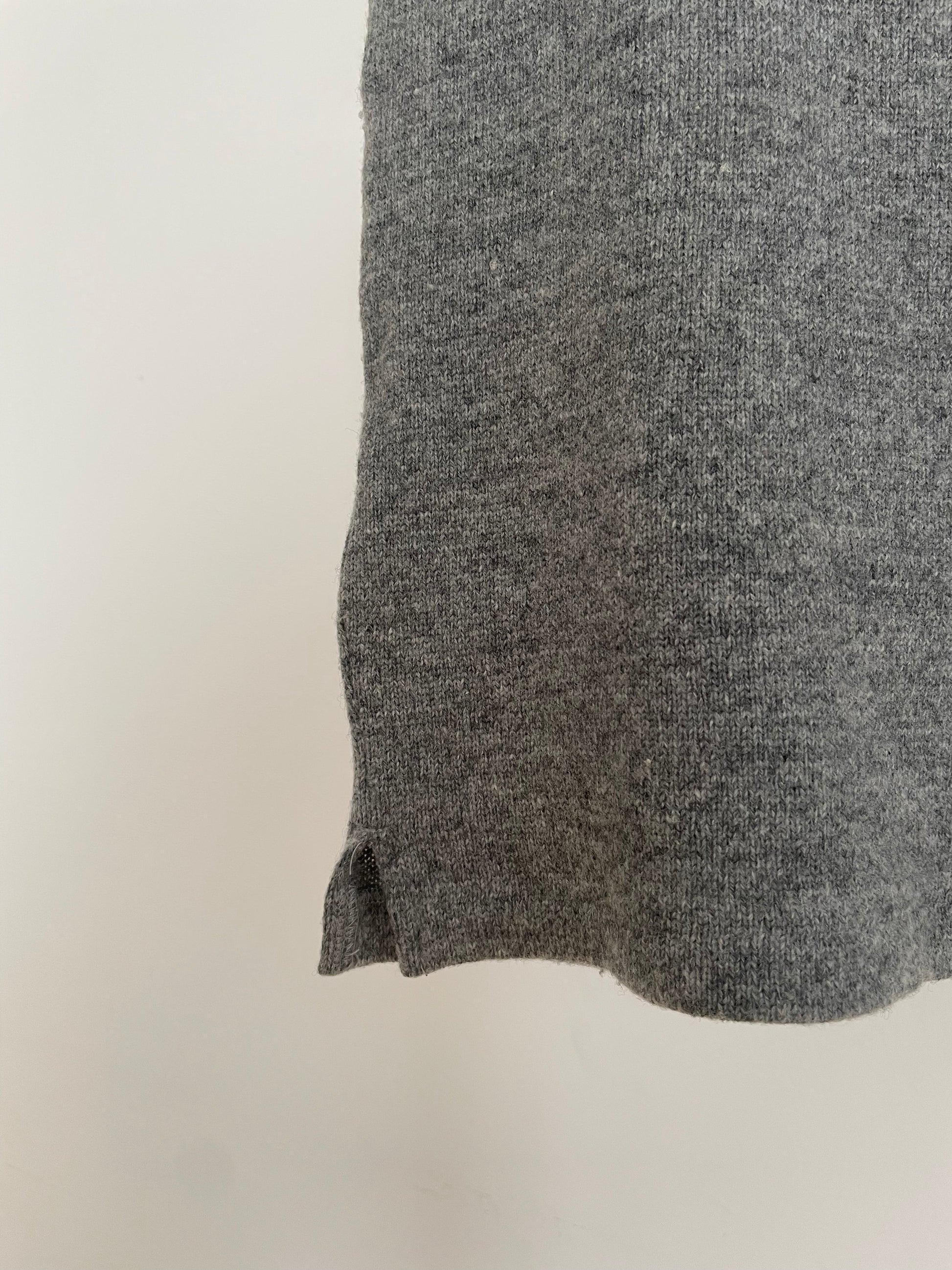 Yohji Yamamoto gray sleeveless sweater