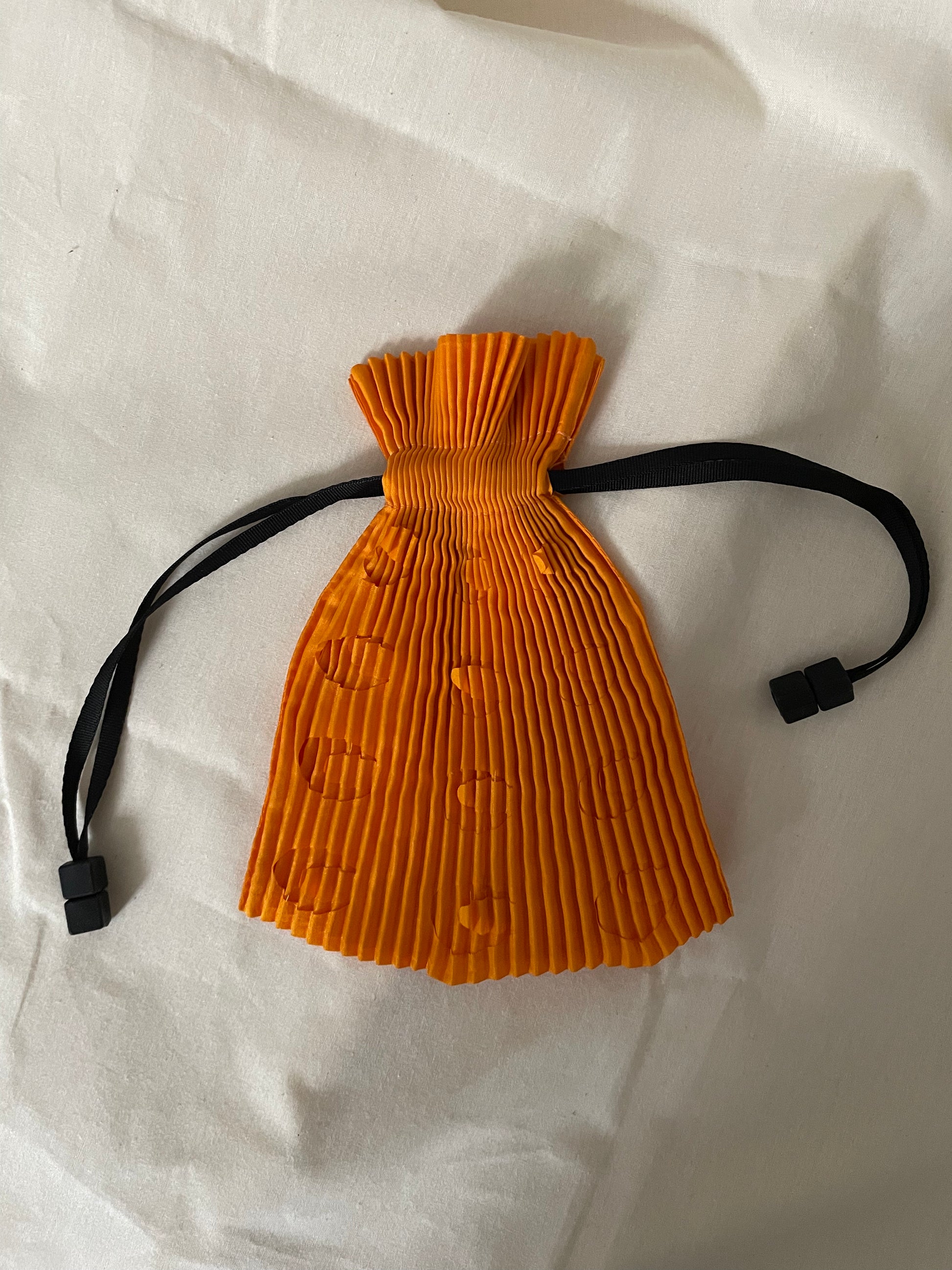 Vintage Issey Miyake orange pochette