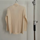 Issey Miyake Fete pleated cream blazer shirt