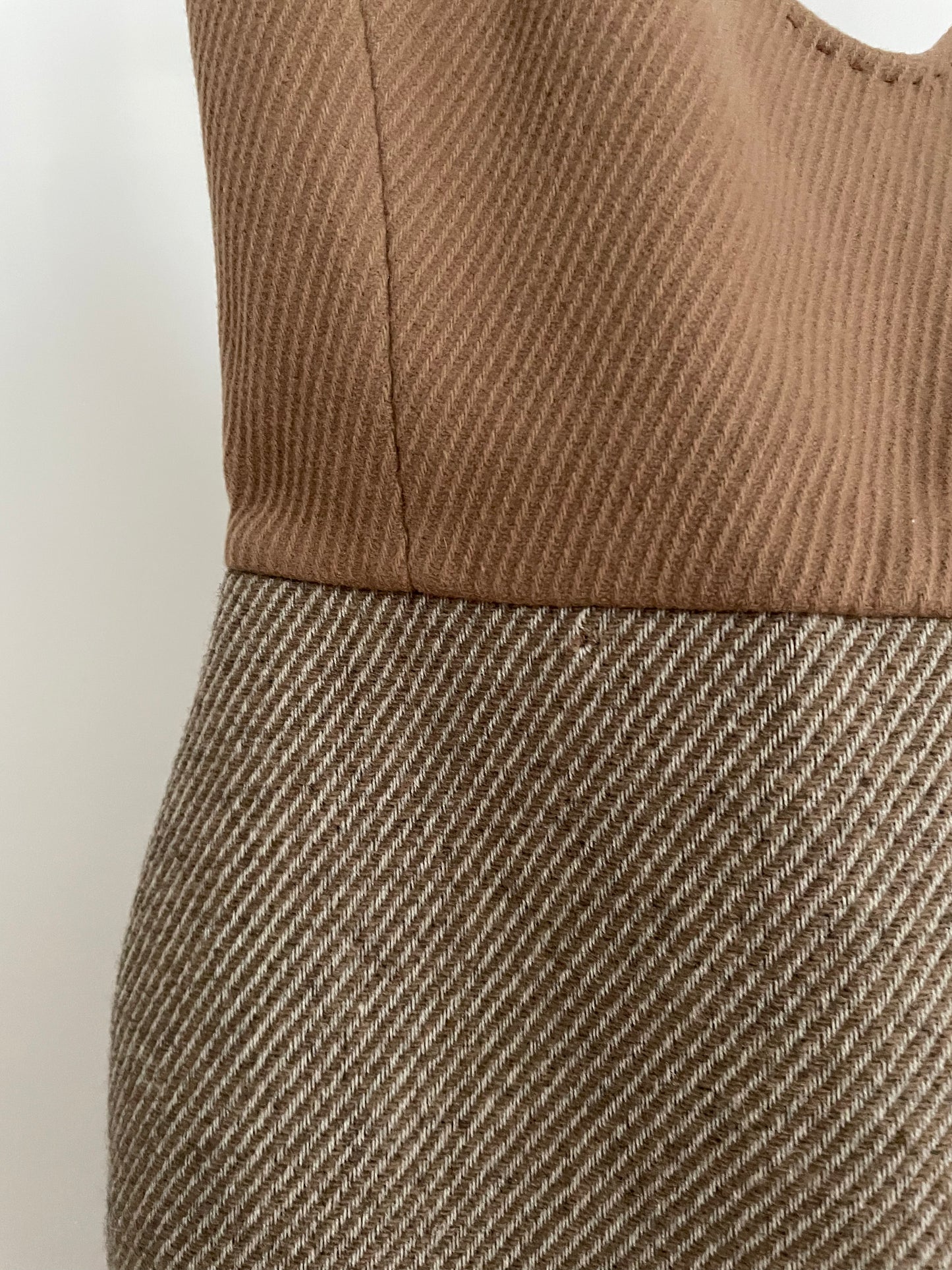 Vintage womens Miu Miu fall/winter 2000 wool halter neck dress