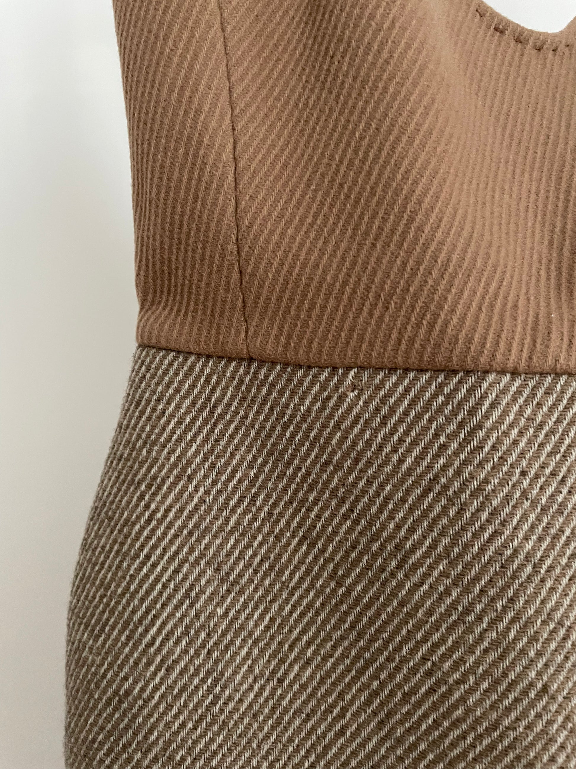 Vintage womens Miu Miu fall/winter 2000 wool halter neck dress