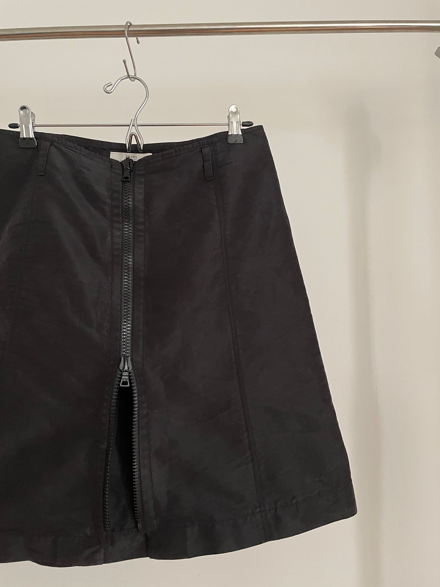 Prada zipper skirt