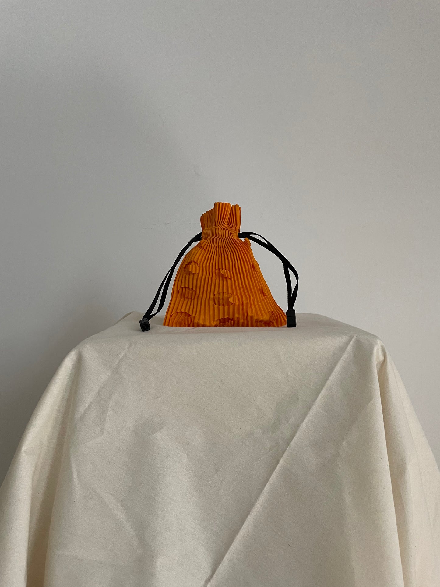 Vintage Issey Miyake orange pochette