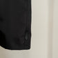 Detail view of womens vintage black Prada dress