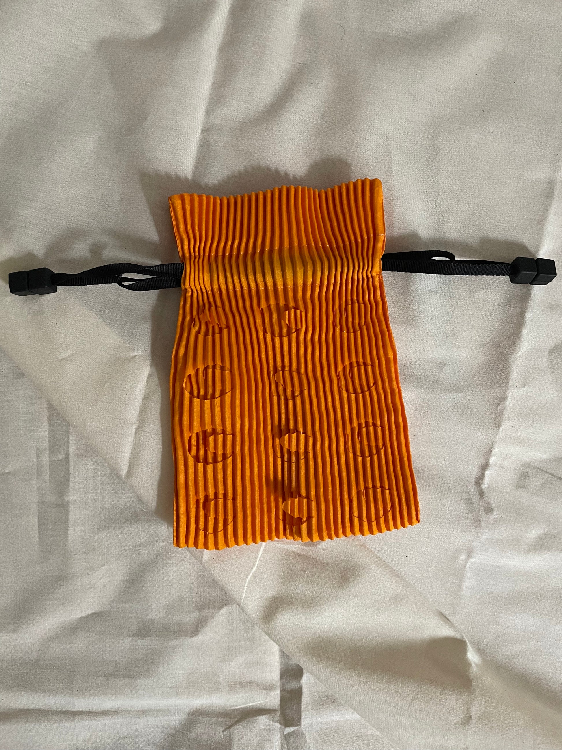 Vintage Issey Miyake orange pochette