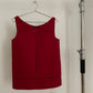 Vintage womens Prada fall/winter 1998 red top and skirt set