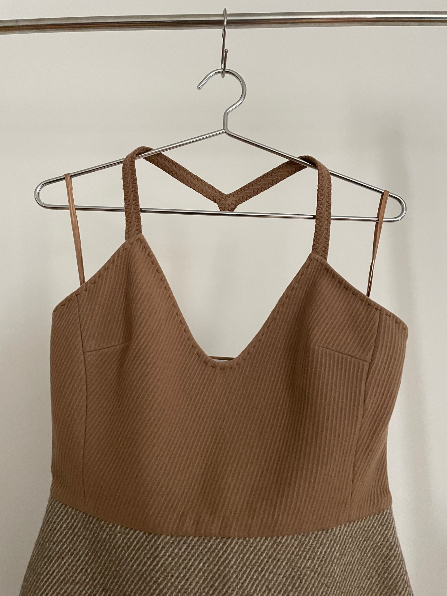 Vintage womens Miu Miu fall/winter 2000 wool halter neck dress