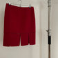 Vintage womens Prada fall/winter 1998 red top and skirt set