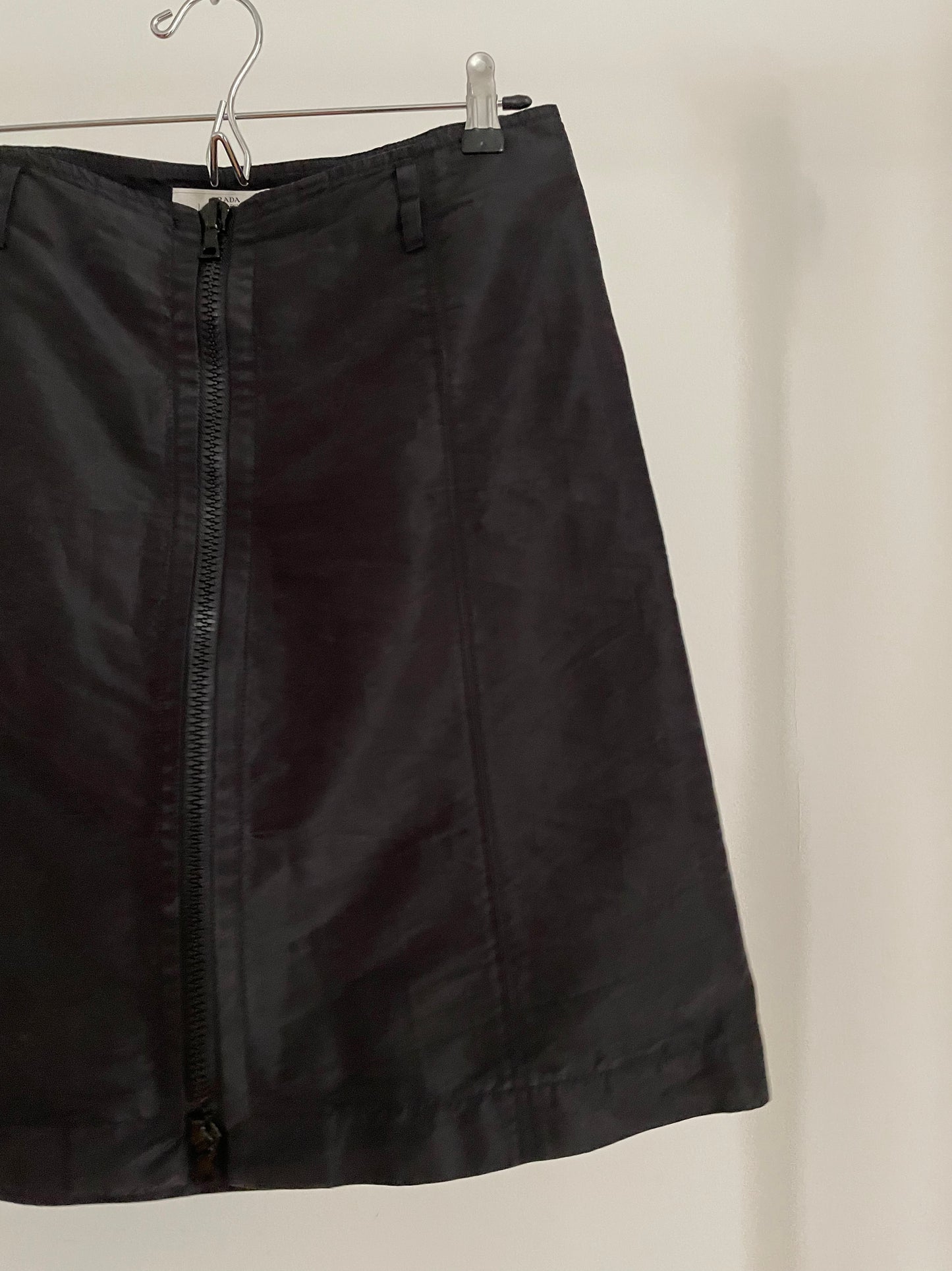Prada zipper skirt